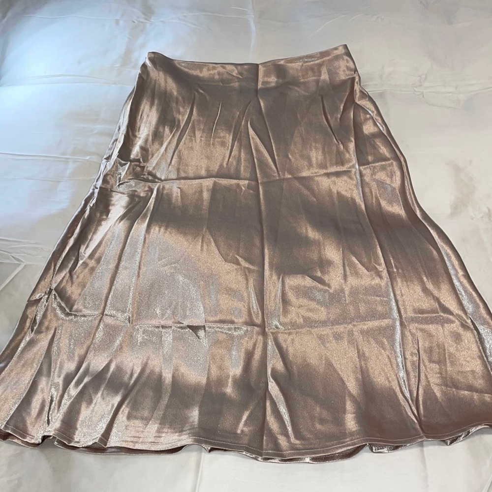 New Satin line A skirt size XL